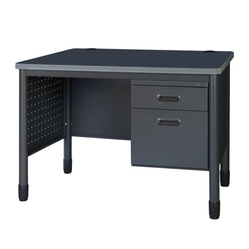 Mesa Metal Single Pedestal Teacher's Desk, 48" x 30"