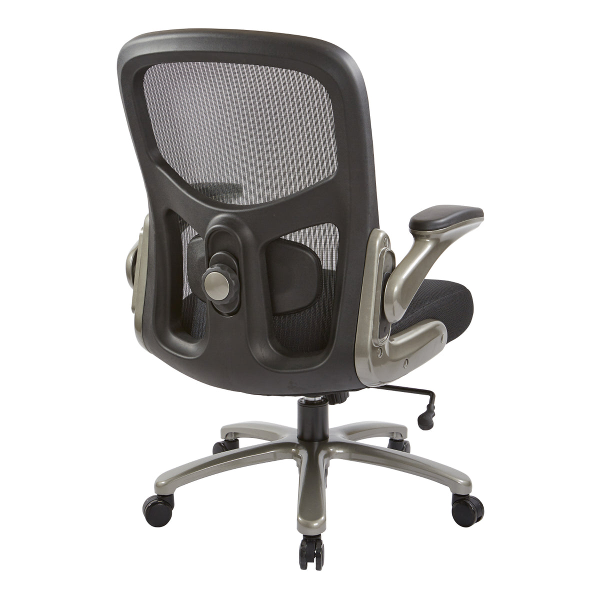 Big and Tall Mesh Back Executive Chair, Black Mesh Fabric Seat
