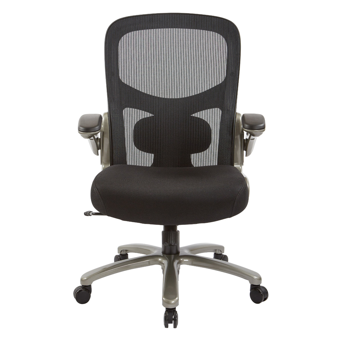 Big and Tall Mesh Back Executive Chair, Black Mesh Fabric Seat