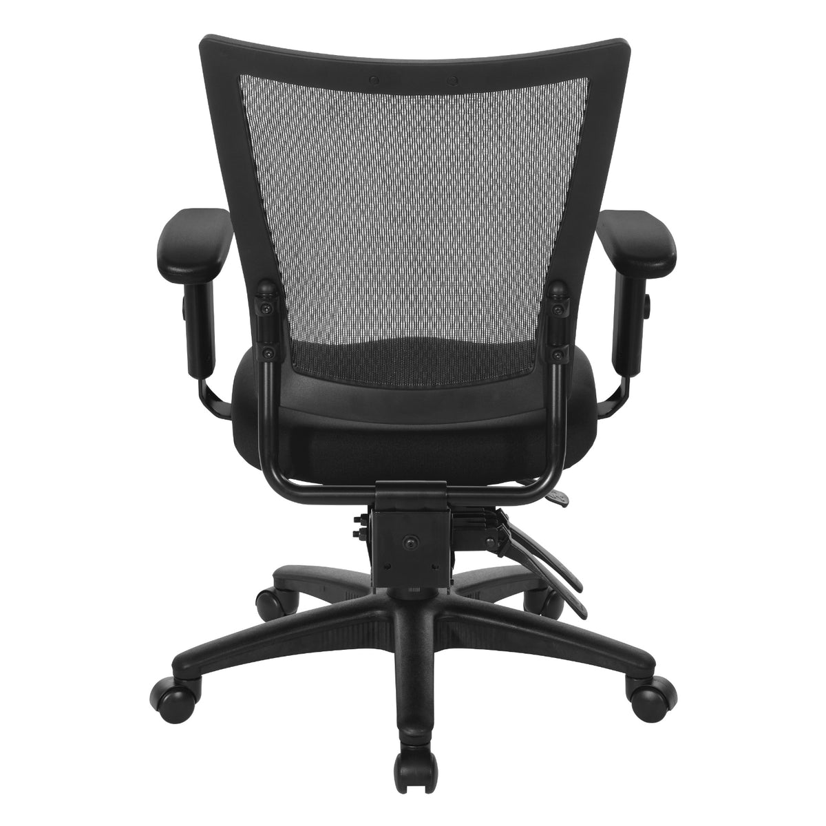 Soft Frame Task Chair with Dual Function Control, ProGrid Mesh Back and Padded Fabric Seat