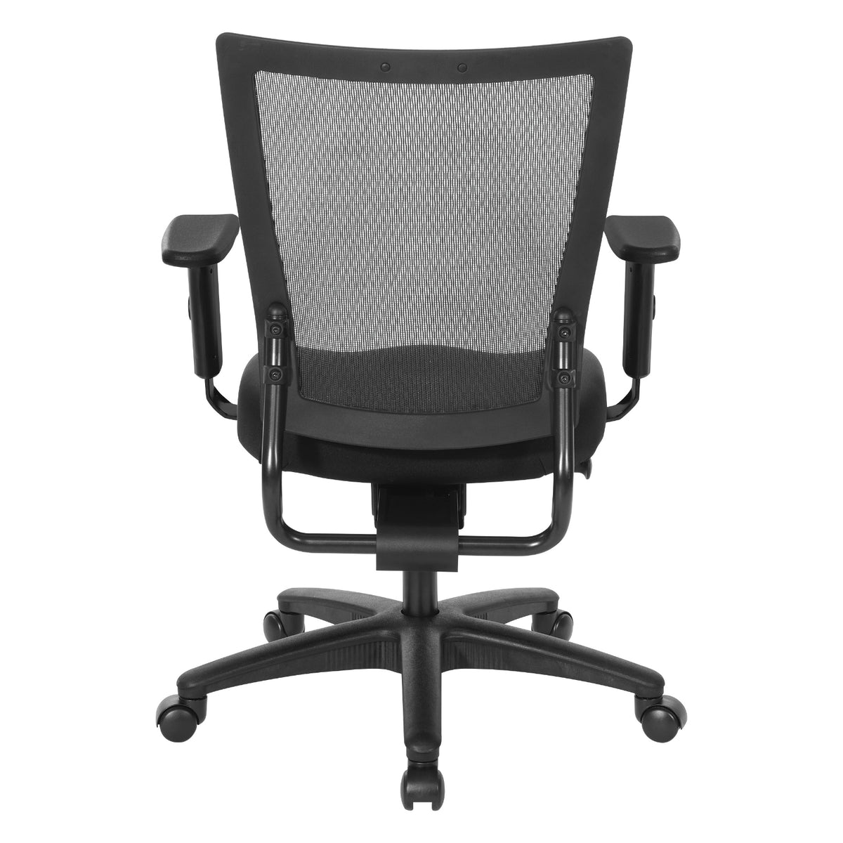 Soft Frame Task Chair with 2-to-1 Synchro Tilt Control, ProGrid Mesh Back and Padded Fabric Seat