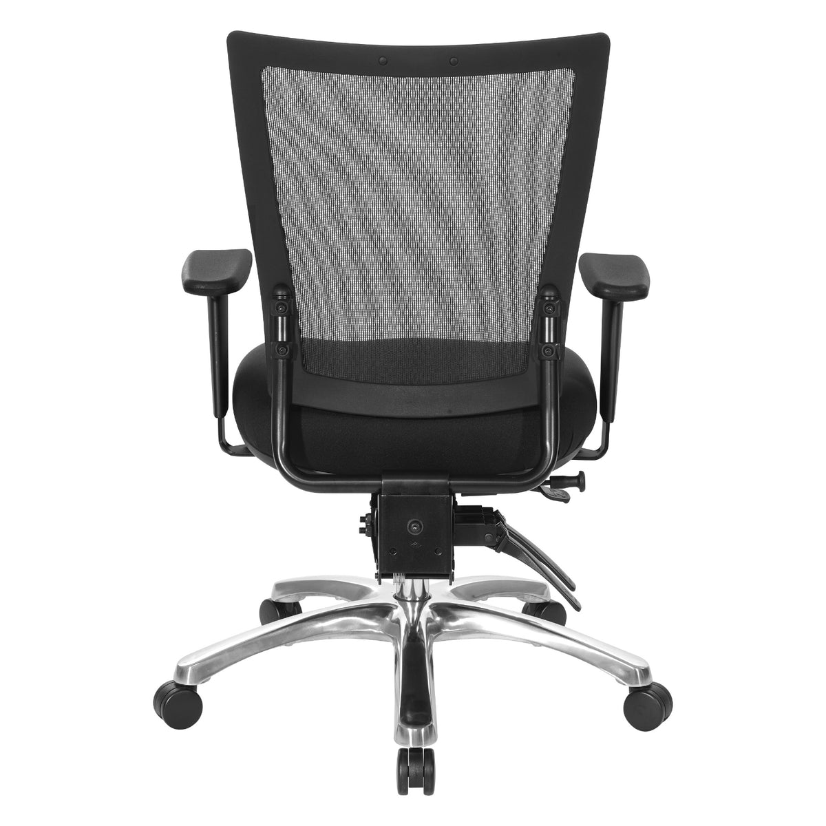 Soft Frame Task Chair with Multi-Function Control, ProGrid Mesh Back and Padded Fabric Seat