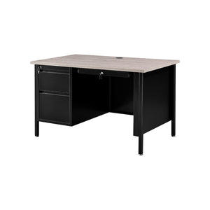 Nextgen Single Pedestal Metal Teachers Desk, 48" W x 30" D