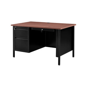 Nextgen Single Pedestal Metal Teachers Desk, 48" W x 30" D