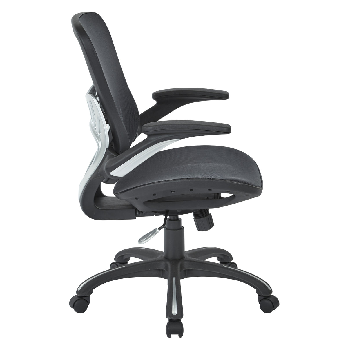 Mesh Seat and Back Manager's Chair with Padded Flip Arms