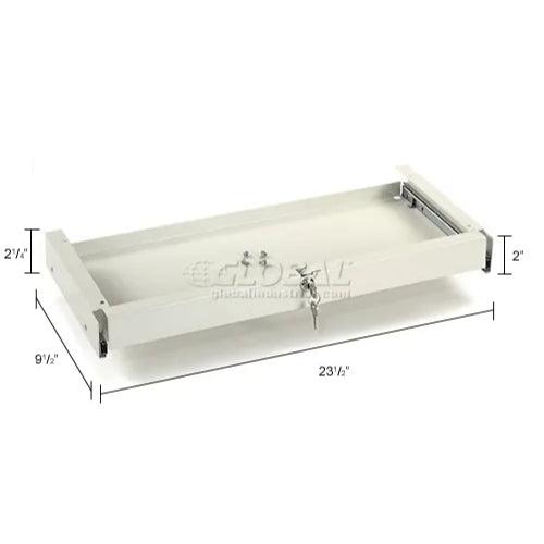 Global Industrial Keyboard Tray for Mobile Computer Cart