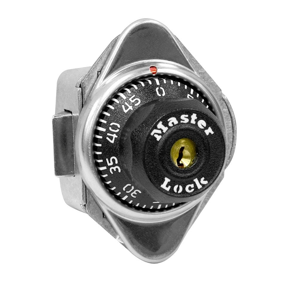 Built-In Combination Lock for Vented Metal Locker Door