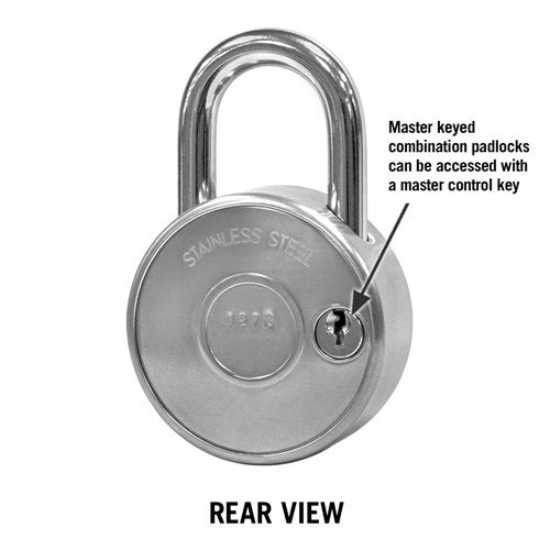 Combination Padlock for Vented Metal Locker Door