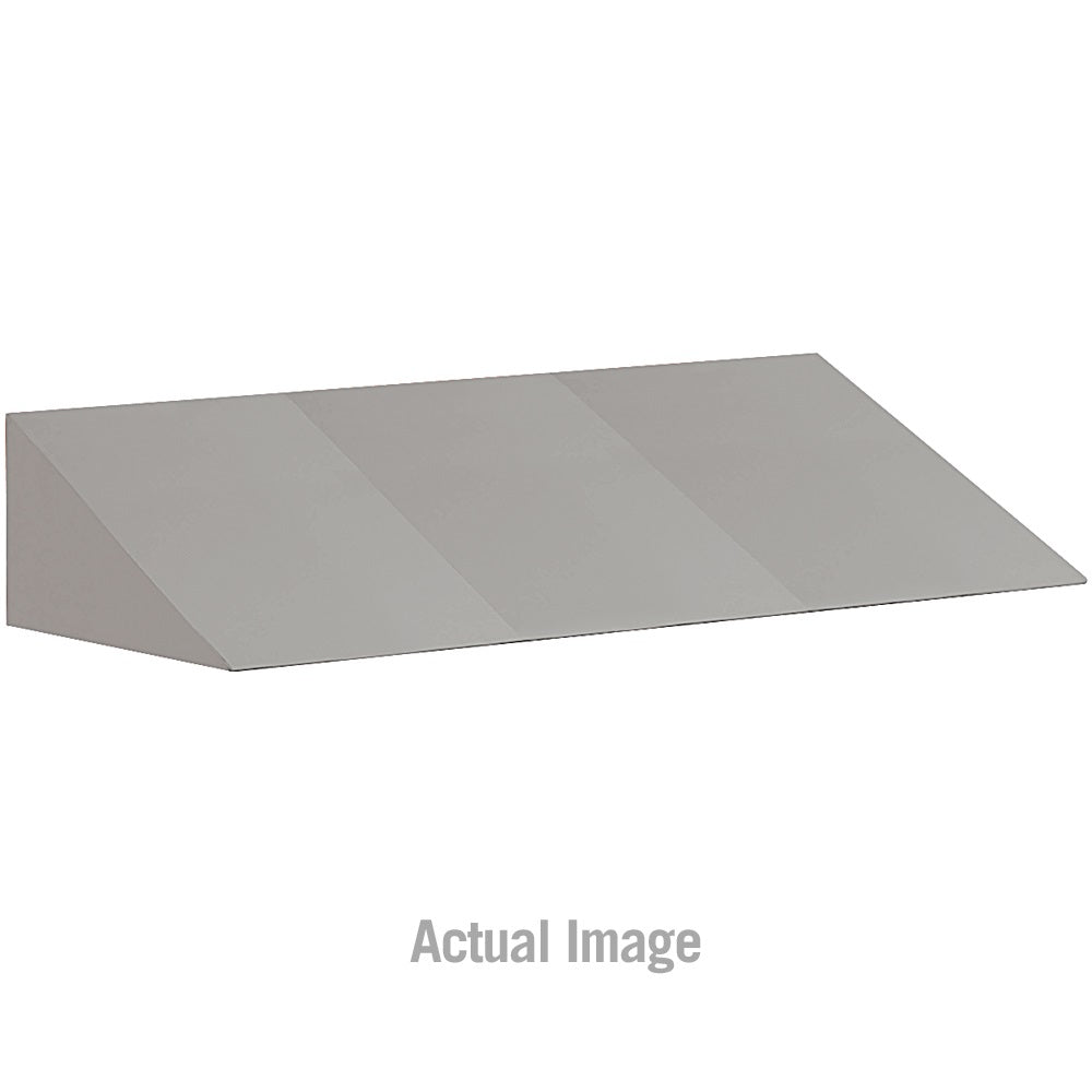 Sloping Hood for up to (3) 15 Inch Wide and 18 Inch Deep Vented Metal Lockers
