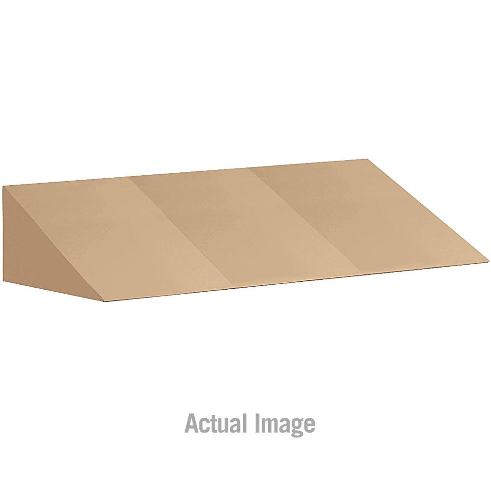 Sloping Hood for up to (3) 15 Inch Wide and 18 Inch Deep Vented Metal Lockers