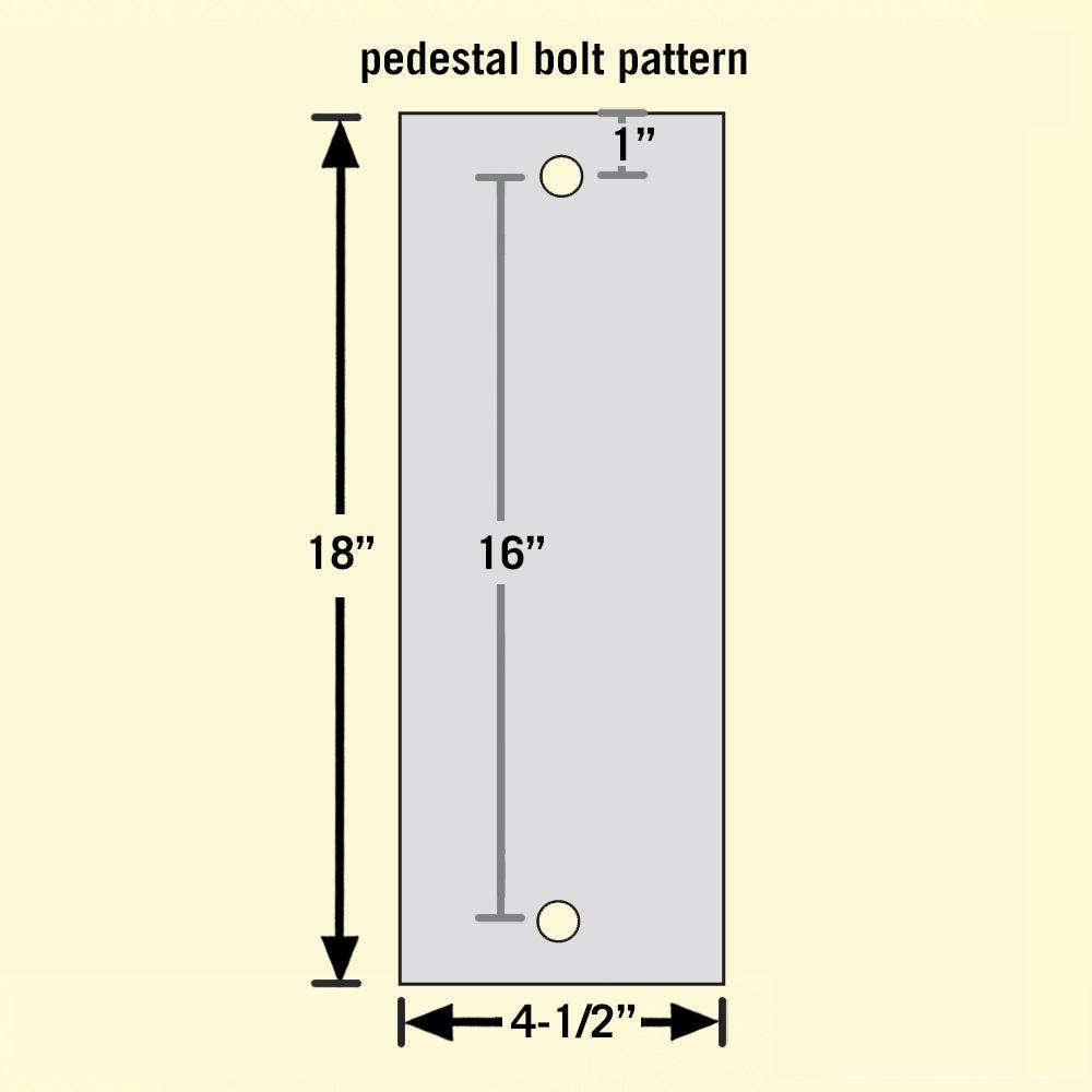 Aluminum ADA Locker Benches with Back Support