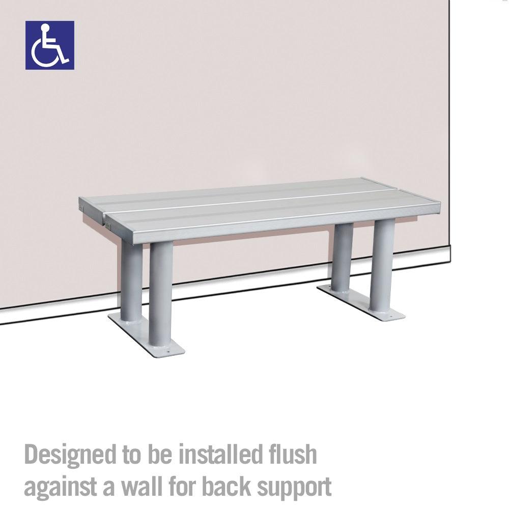 Aluminum ADA Locker Benches