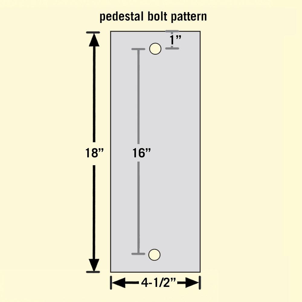 Aluminum ADA Locker Benches