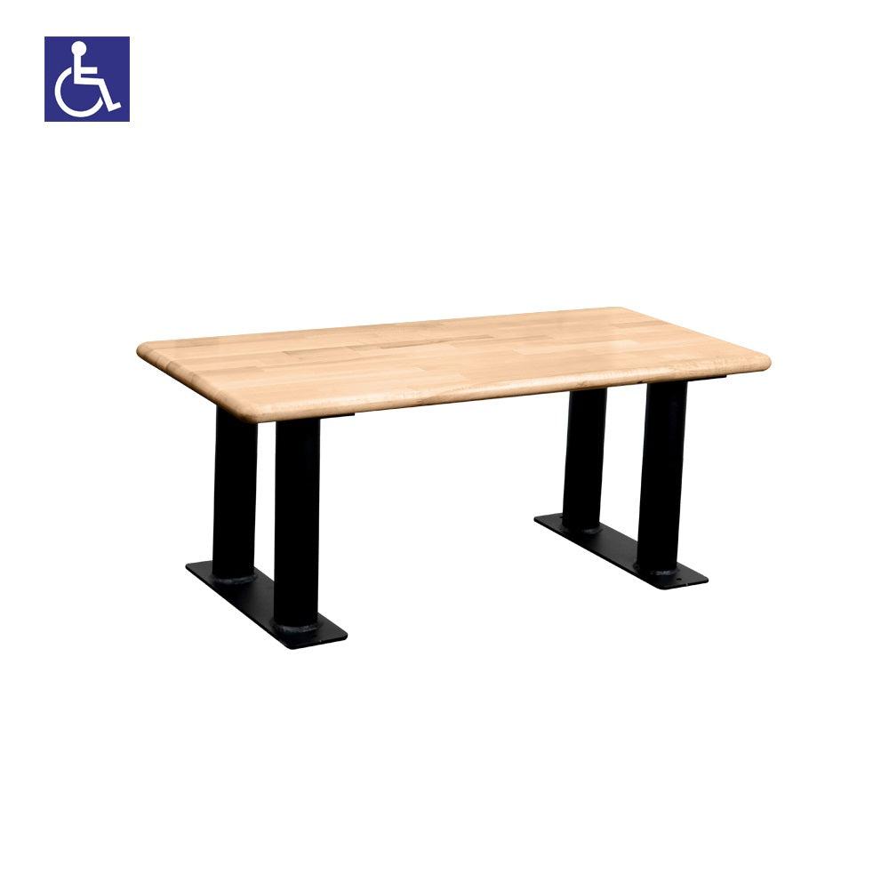 Wood ADA Locker Benches