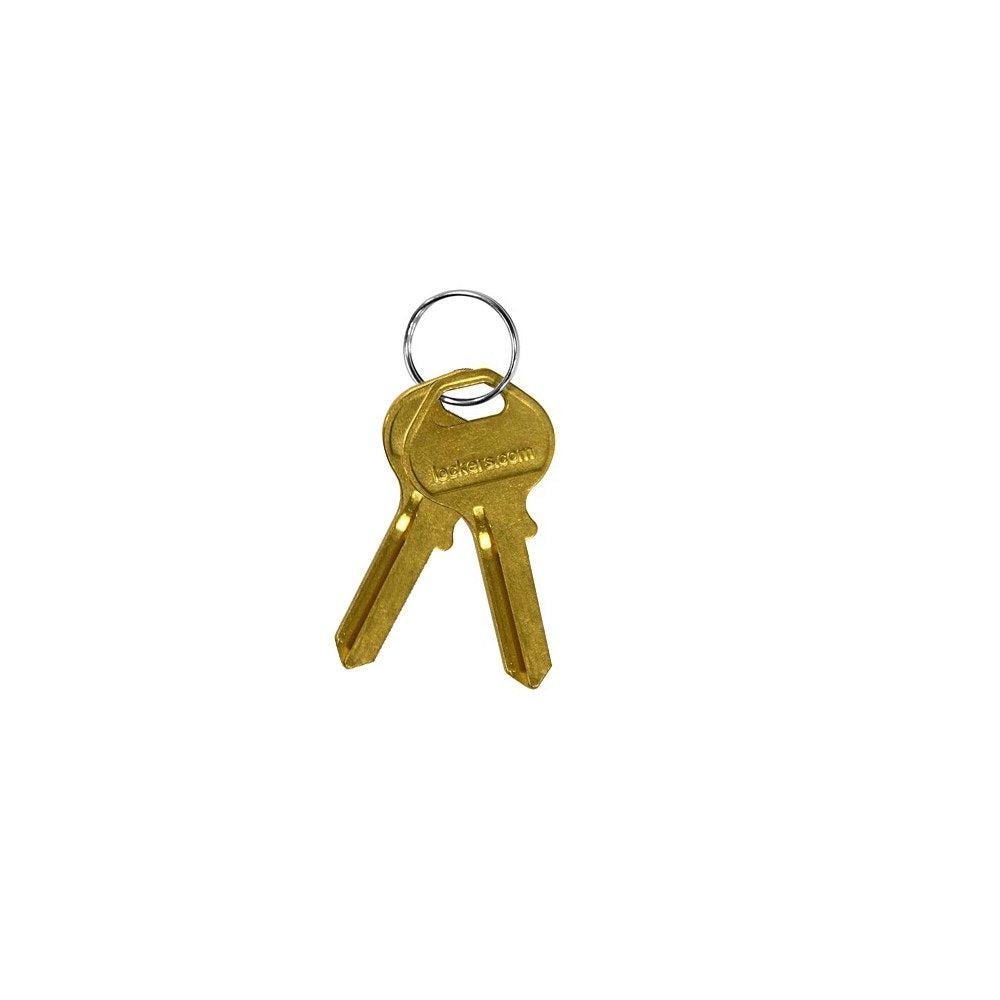 Key Blanks for Built-In Key Locks for Vented Metal Locker Doors, Box of (50)
