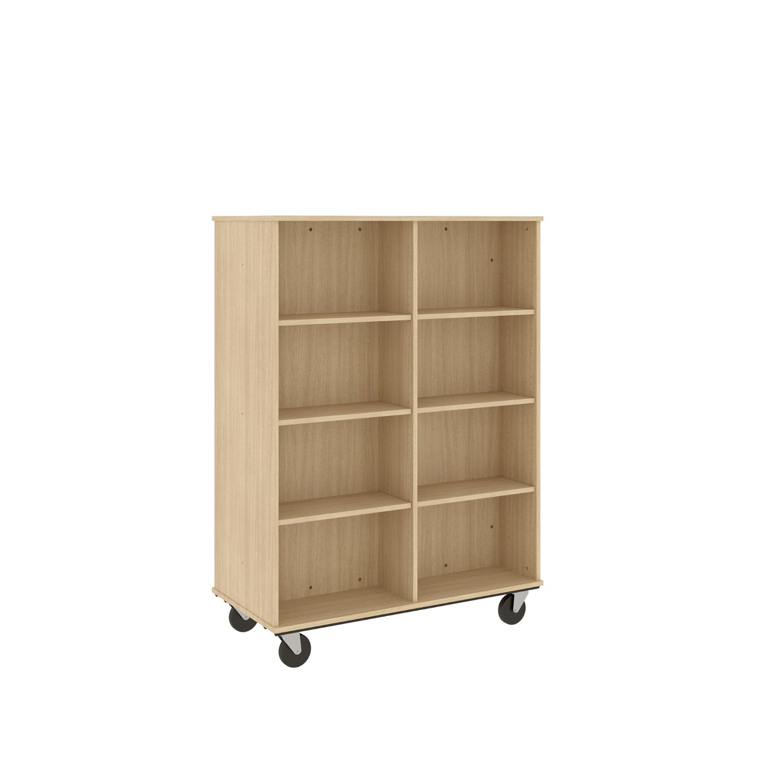 Mobile Double Sided Book Cart, 67" H
