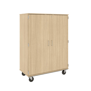 Tray And Shelf Combo Mobile Storage Cabinet, Lockable