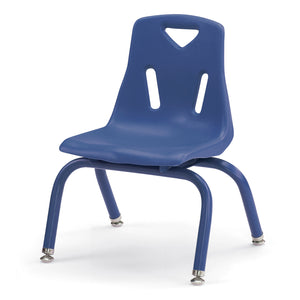 Jonti-Craft® Berries® Plastic Stacking Chair with Powder-Coated Legs, 10" Seat Height