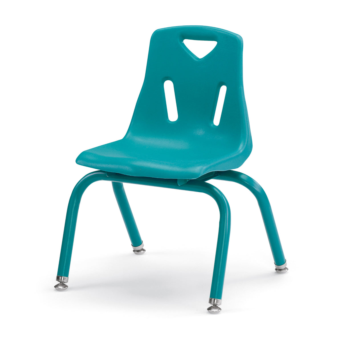 Jonti-Craft® Berries® Plastic Stacking Chair with Powder-Coated Legs, 12" Seat Height