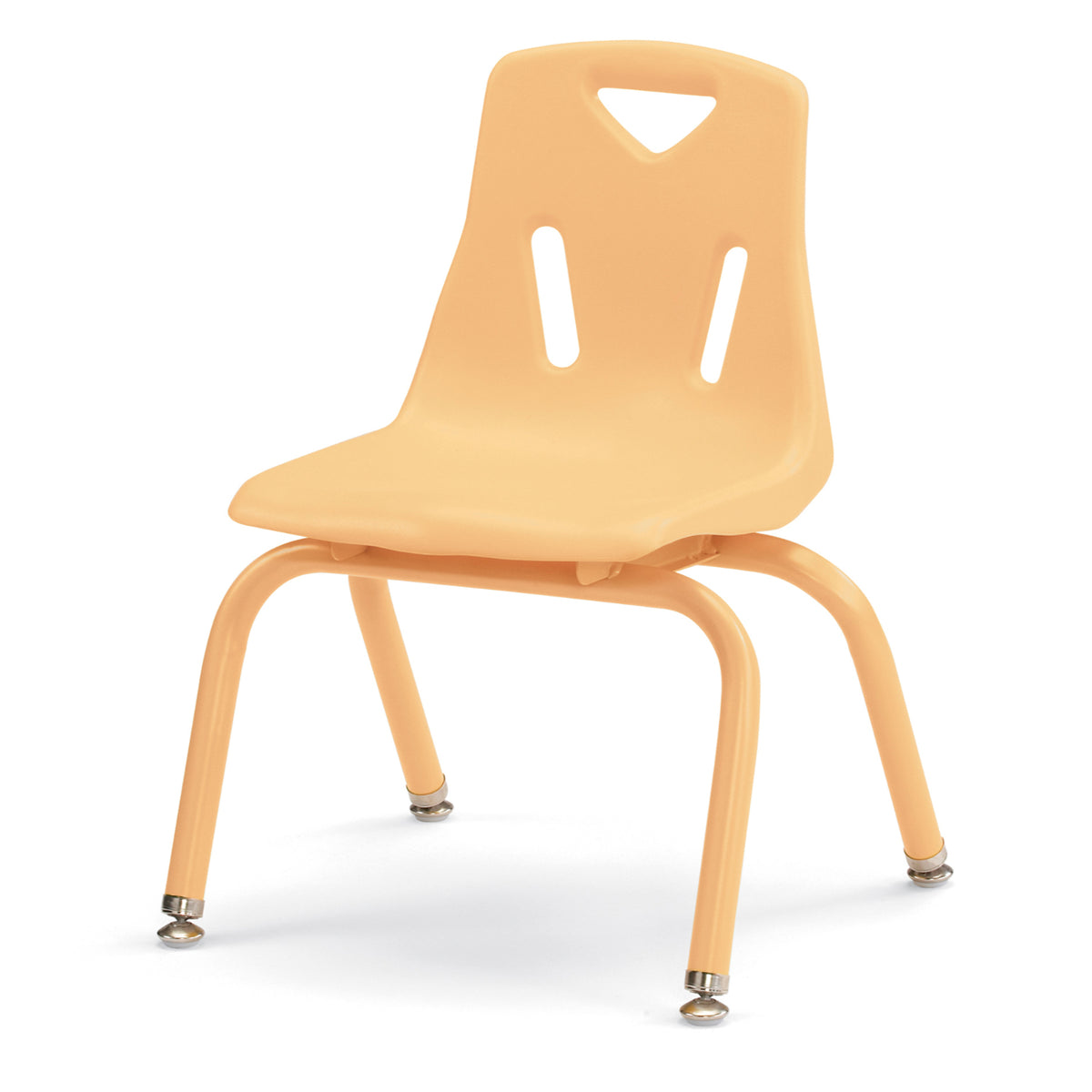 Jonti-Craft® Berries® Plastic Stacking Chair with Powder-Coated Legs, 12" Seat Height