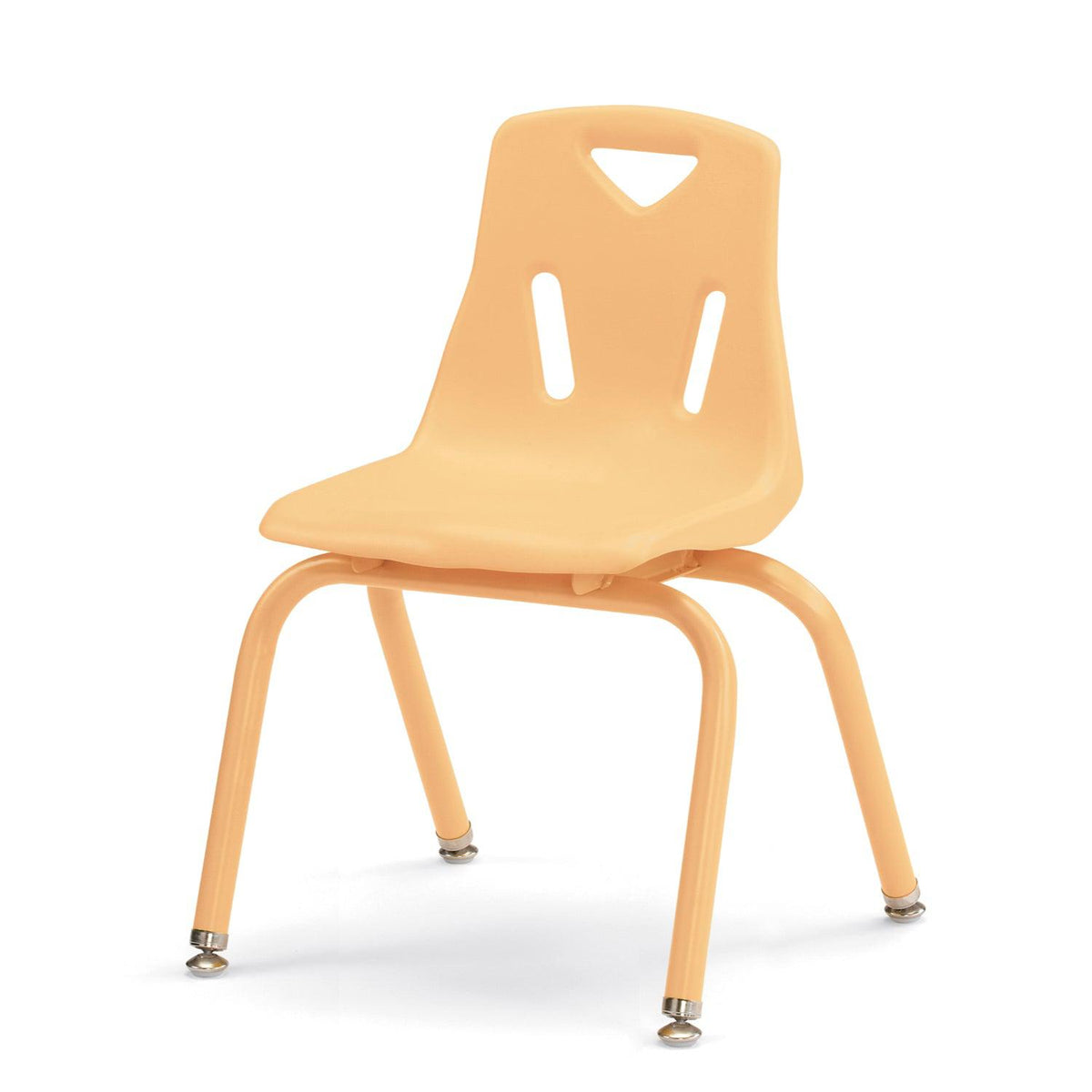 Jonti-Craft® Berries® Plastic Stacking Chair with Powder-Coated Legs, 14" Seat Height
