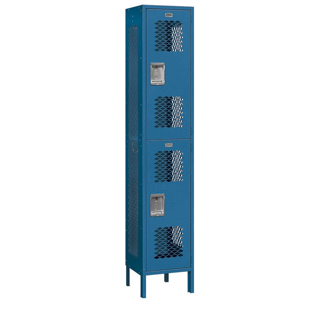 Single Tier 3 Door Lockers with Seat Bench | Loxmet