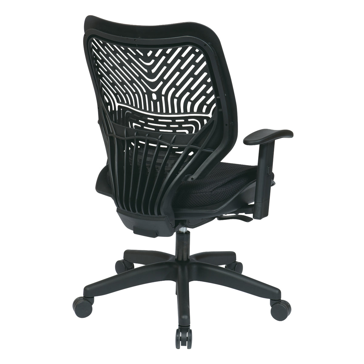 Self Adjusting Raven SpaceFlex® Back and Raven Mesh Seat Manager’s Chair with Adjustable Arms and Nylon Base