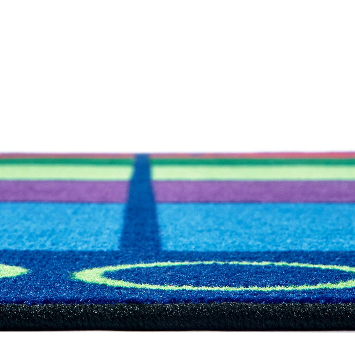 Carpets for Kids Colorful Places Seating Rug, Primary Colors, 7'6" x 12' Rectangle, Seats 30