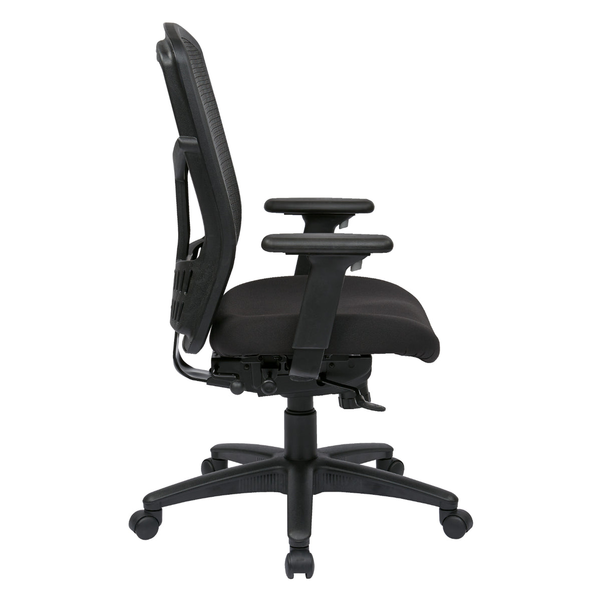 ProGrid® Mesh High-Back Manager's Chair with Black Fabric Seat