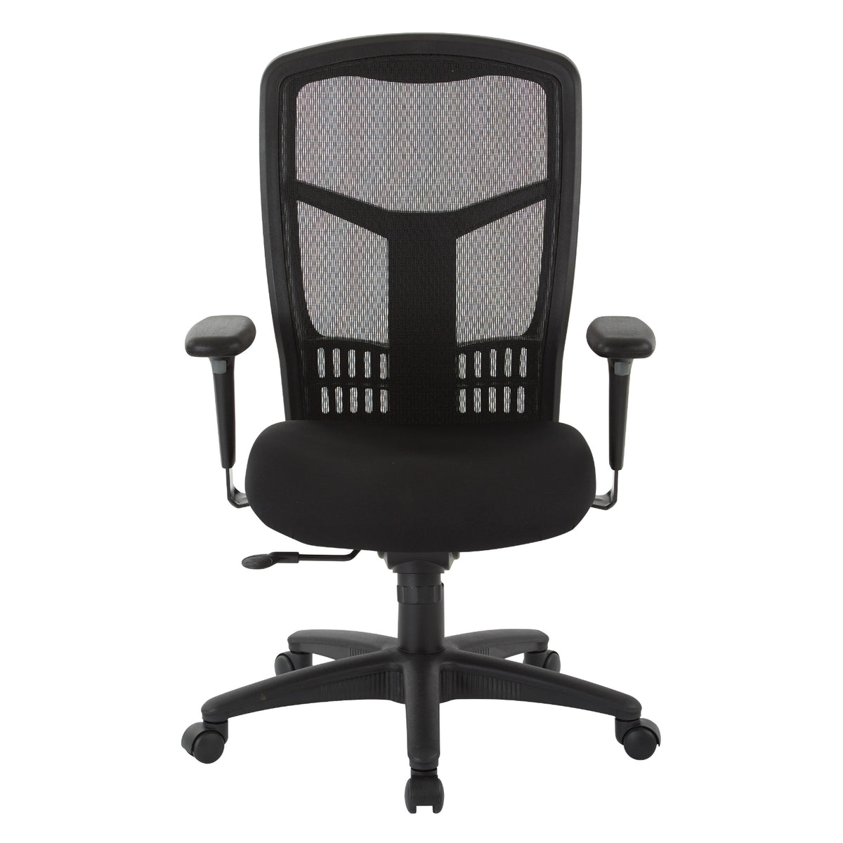 ProGrid® Mesh High-Back Manager's Chair with Black Fabric Seat