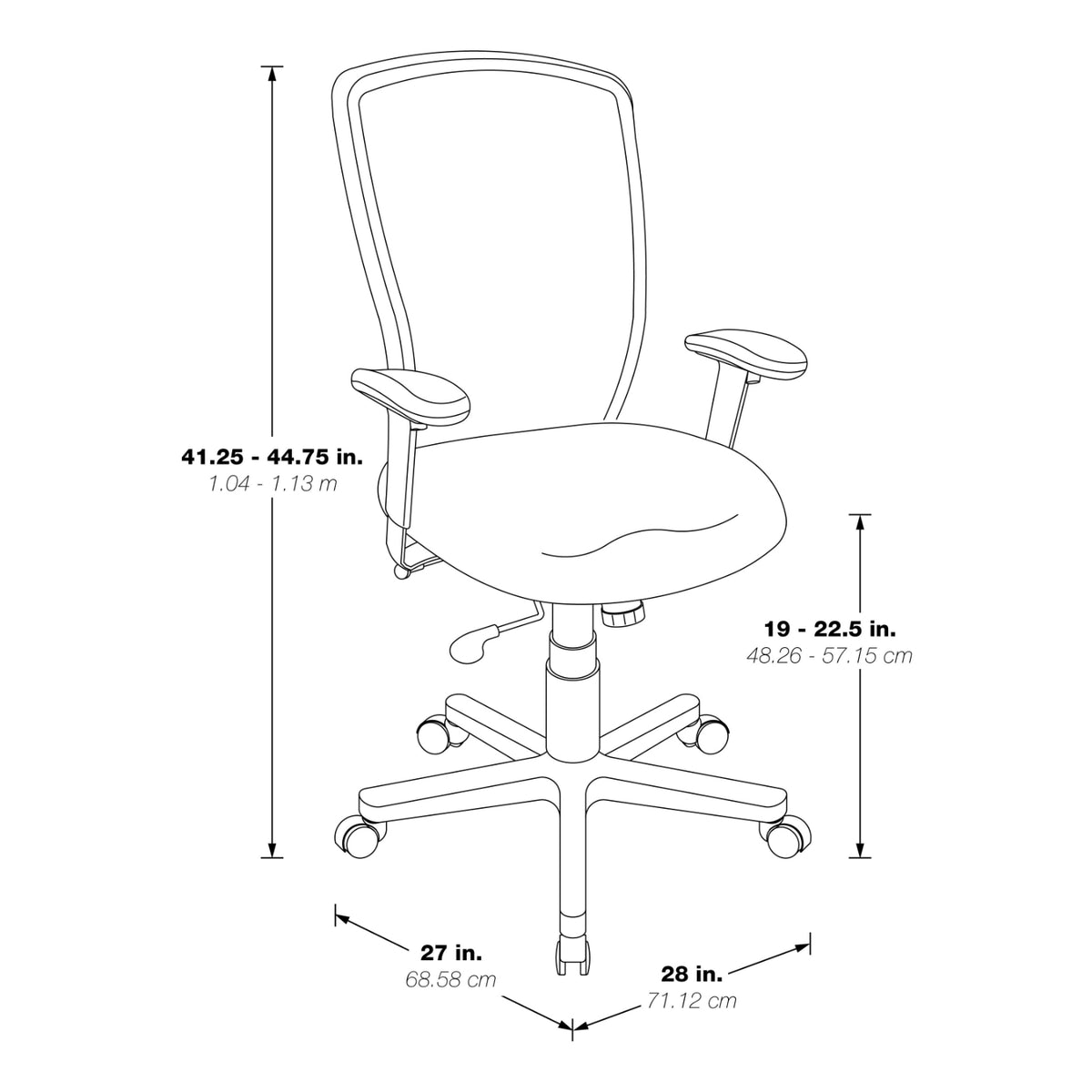 ProGrid® Mesh High-Back Manager's Chair with Silver Ion Technology Dillon Seat