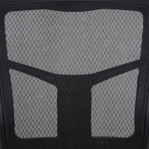 ProGrid® Mesh Back Visitor’s Chair with Arms and Sled Base, Padded Fabric Seat