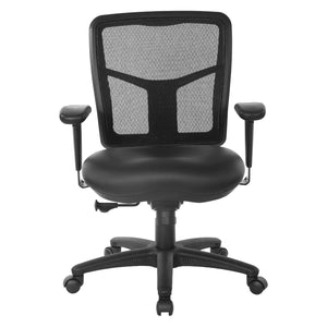ProGrid® Mesh Back Manager's Chair with Silver Ion Technology Dillon Black Seat