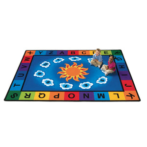 Carpets for Kids Sunny Day Learn & Play Rug, 4'5" x 5'10" Rectangle