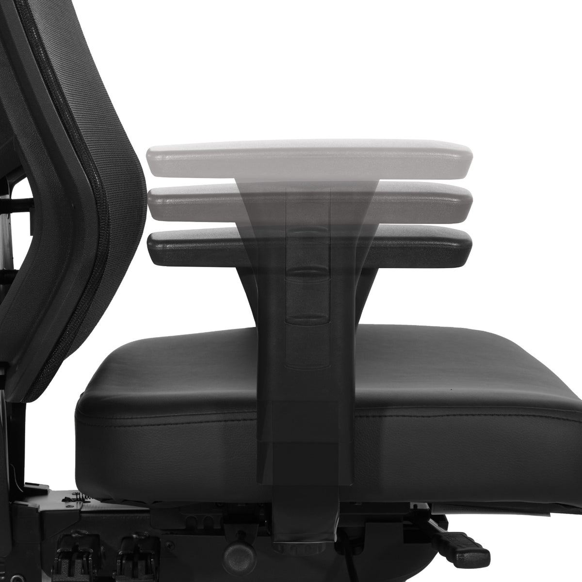 ProGrid® Mesh Back Large Occupant Chair with Dillon Black Seat