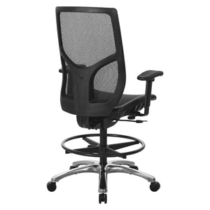 ProGrid® Mesh Back Drafting Chair with Black ProGrid Mesh Seat