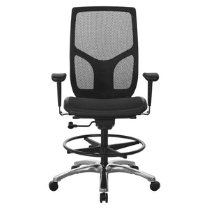 ProGrid® Mesh Back Drafting Chair with Black ProGrid Mesh Seat