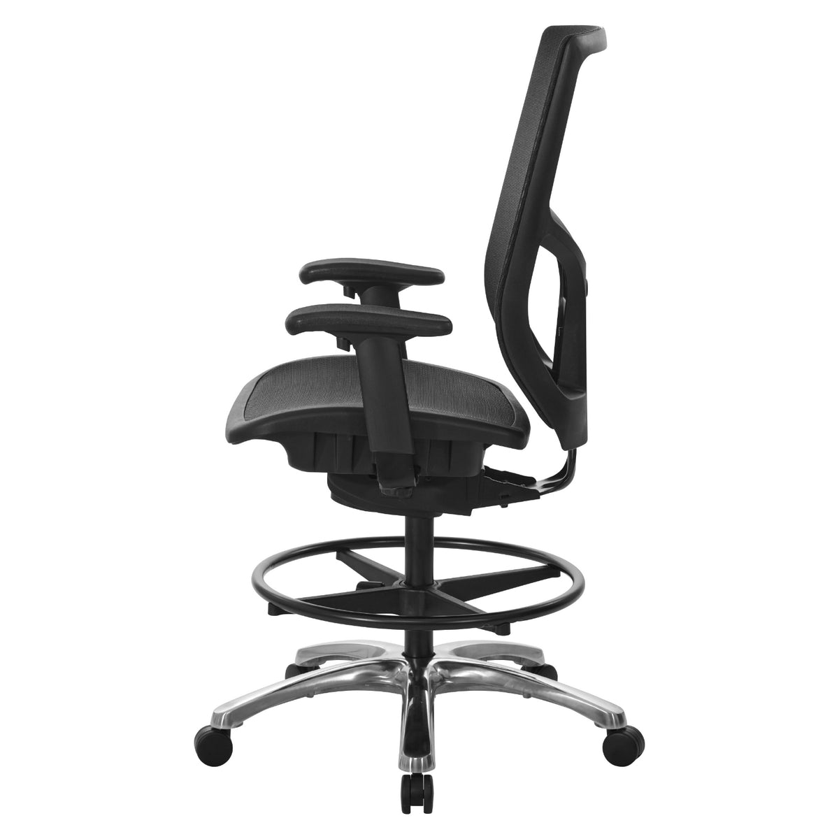 ProGrid® Mesh Back Drafting Chair with Black ProGrid Mesh Seat