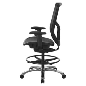 ProGrid® Mesh Back Drafting Chair with Black ProGrid Mesh Seat