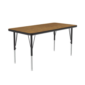 Correll Commercial Laminate Adjustable Height Activity Table, Rectangle, 24" x 60"