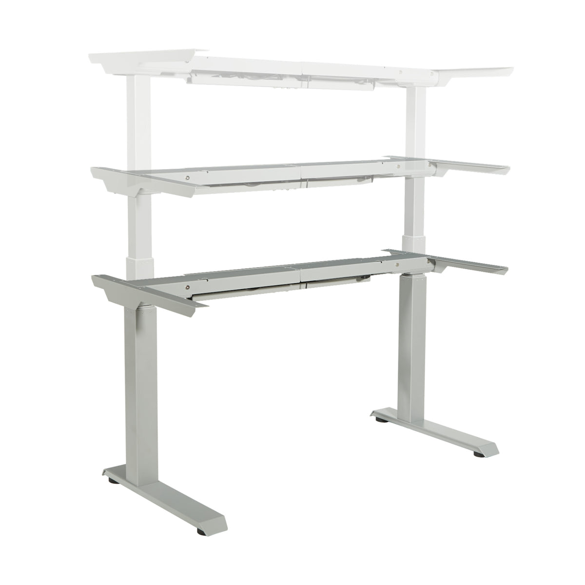 ASCEND II® 3-Stage/2-Motor/2-Leg Electric Height-Adjustable Base with Memory  Handset