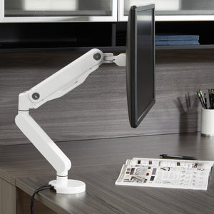 Ascend II® Gas Assist Single Monitor Arm with Dual USB 3.0 Ports