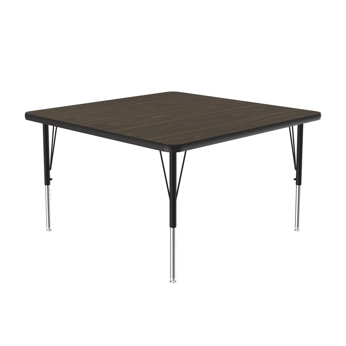 Correll Commercial Laminate Adjustable Height Activity Table, Square, 42" x 42"