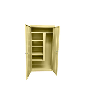 Herculite Metal All Purpose Combination Cabinet, 36" W x 21" D x 72" H
