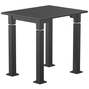 Adjustable Height Science Table with Designer Steel Frame, Epoxy Top with Designer Beveled Edges