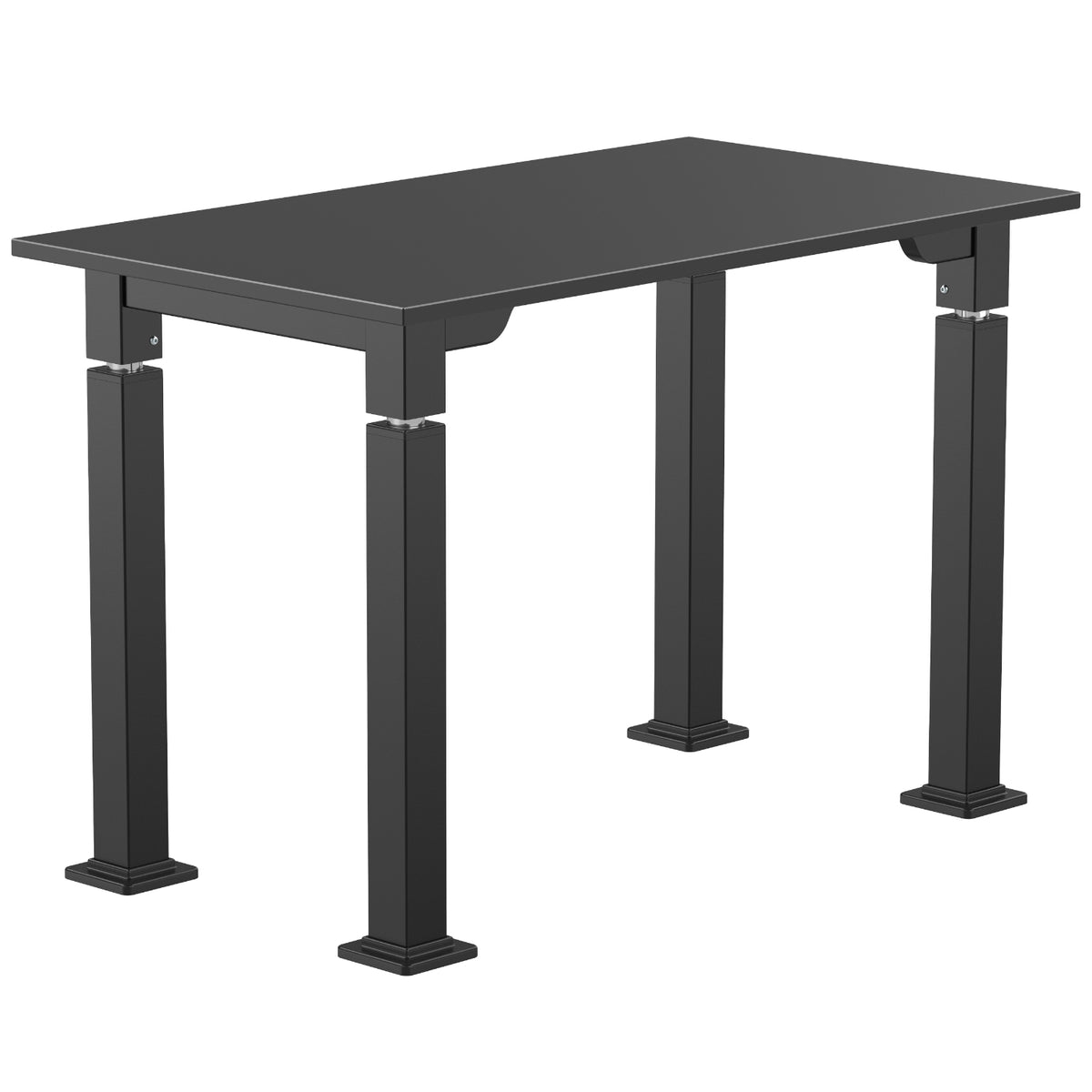 Adjustable Height Science Table with Designer Steel Frame, Epoxy Top with Designer Beveled Edges