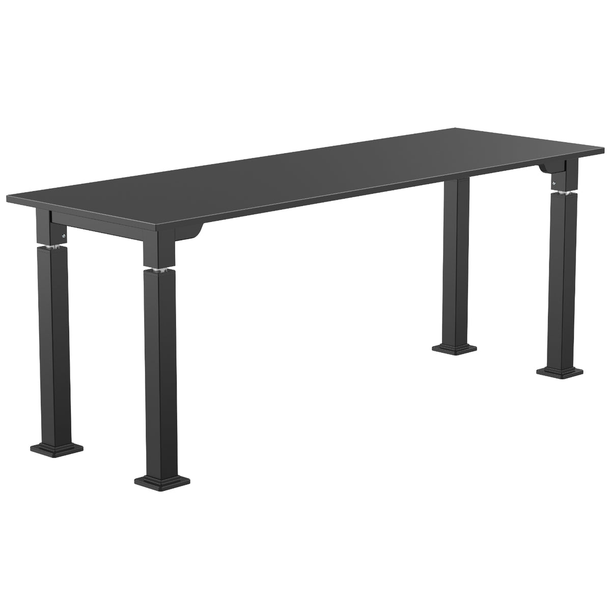 Adjustable Height Science Table with Designer Steel Frame, Trespa Top with Designer Beveled Edges