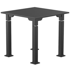 Adjustable Height Science Table with Designer Steel Frame, Epoxy Top with Designer Beveled Edges