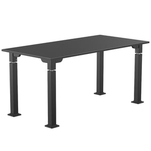 Adjustable Height Science Table with Designer Steel Frame, Epoxy Top with Designer Beveled Edges