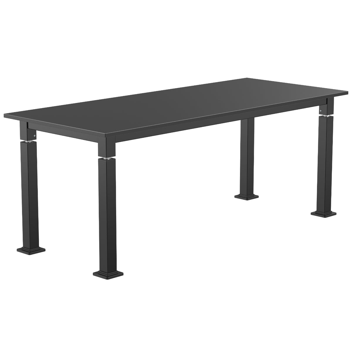 Adjustable Height Science Table with Steel Frame, Trespa Top with Designer Beveled Edges